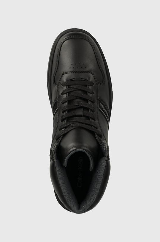 Calvin Klein sneakersy skórzane HM0HM01492 czarny HM0HM01492