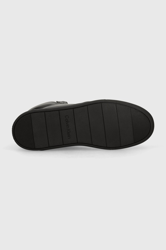 Calvin Klein sneakersy skórzane HM0HM01492 HM0HM01492 czarny
