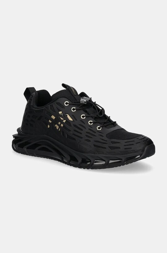 Just Cavalli sneakers textil negru 77QA3SQ3ZSB55899