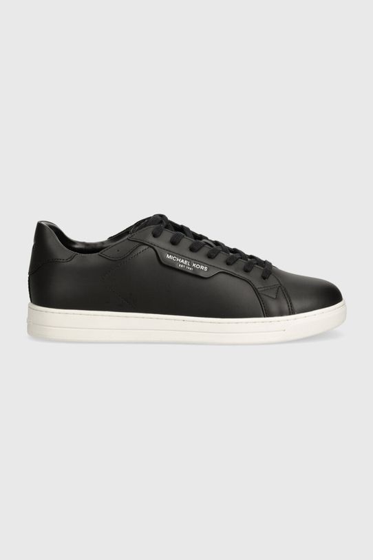 Michael Kors sneakersy skórzane Keating 42S4KEFS2L.001 czarny AW24