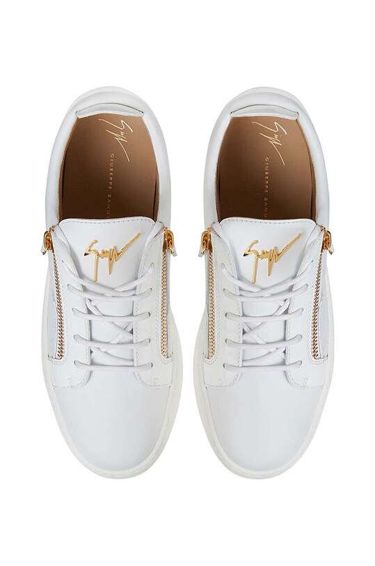 Giuseppe Zanotti bőr sportcipő May London fehér RU00010.004