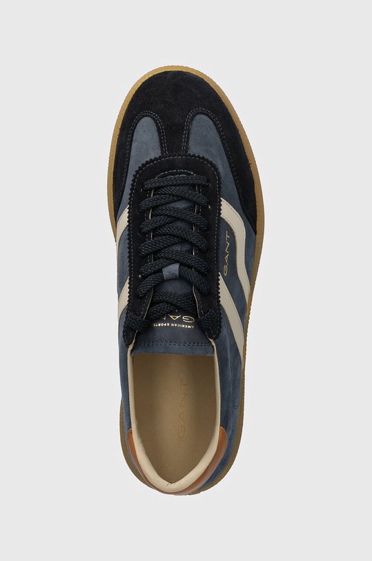 Δερμάτινα αθλητικά παπούτσια Gant Cuzmo σκούρο μπλε 29633643.G613