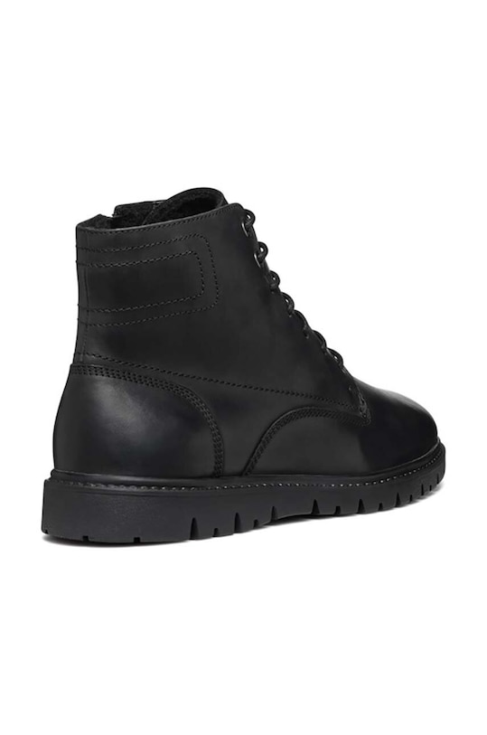 Încălțăminte Geox ghete de piele U GHIACCIAIO U36DGD.000CL.C9999 negru