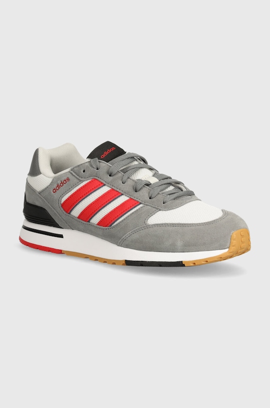 adidas sneakers Run 80s piele întoarsă gri ID1265