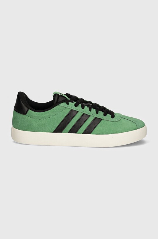 Замшеві кросівки adidas Vl Court IF4459 зелений AW24