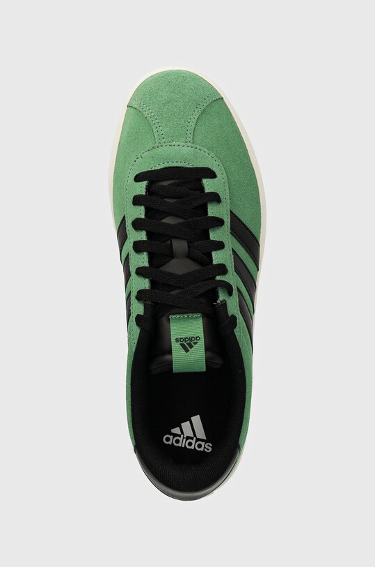 Замшеві кросівки adidas Vl Court зелений IF4459