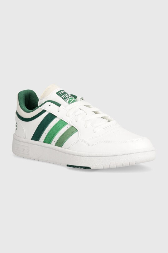 Sneakers boty adidas Hoops textilní bílá IH0156