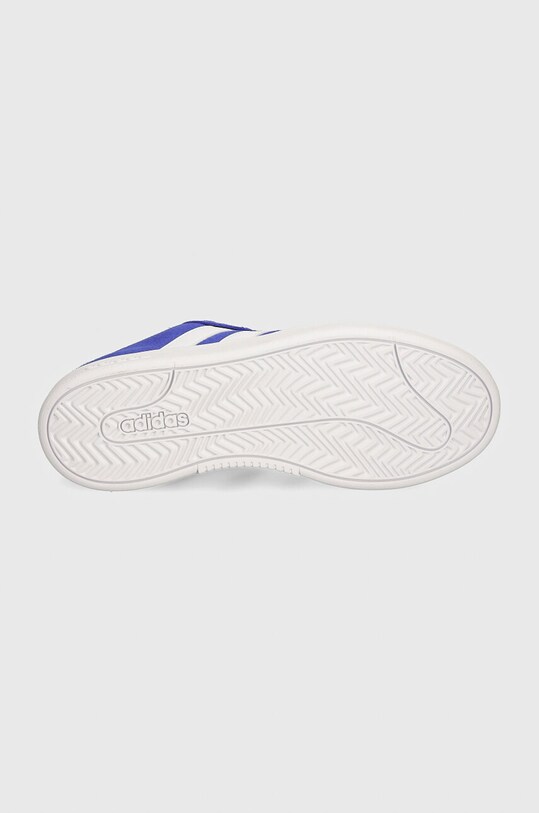 Замшеві кросівки adidas Grand Court Alpha IH3846 блакитний