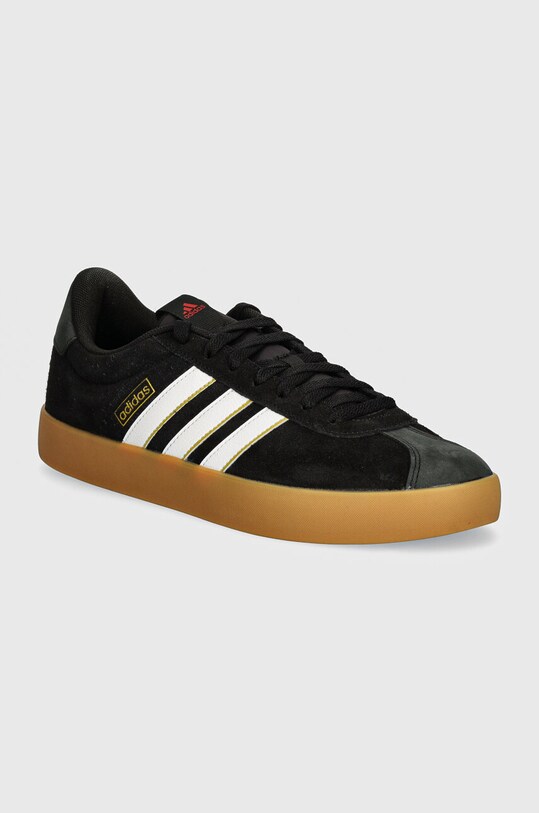 Tenisky adidas Vl Court semišová koža čierna IH4789