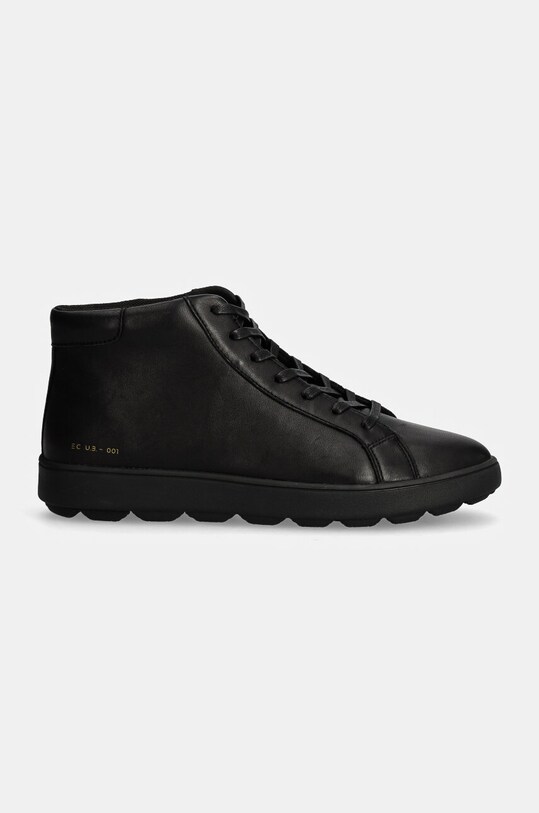 Geox sneakers din piele U SPHERICA ECUB-1 U46GPA.00085.C9999 negru NC24