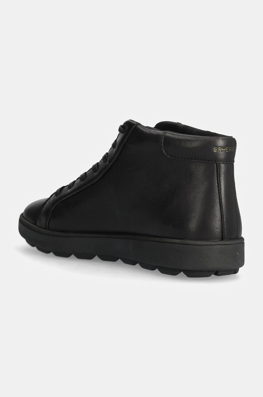 Încălțăminte Geox sneakers din piele U SPHERICA ECUB-1 U46GPA.00085.C9999 negru