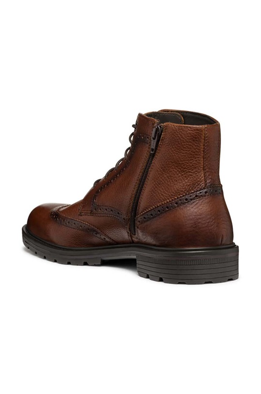 Kožené boty Geox U WALK PLEASURE C hnědá U46HAB.00064.C6002