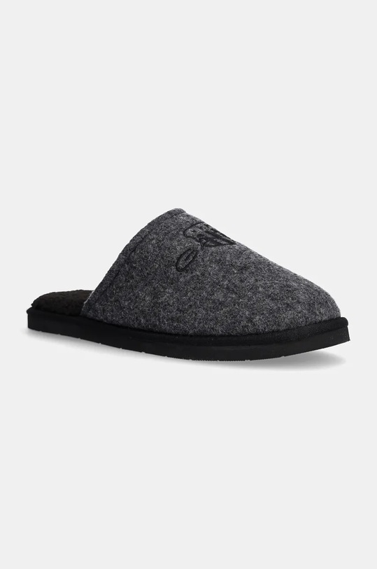 GANT Tamaware Homeslipper - Pantofole Uomo In Lana Con Logo Retrò