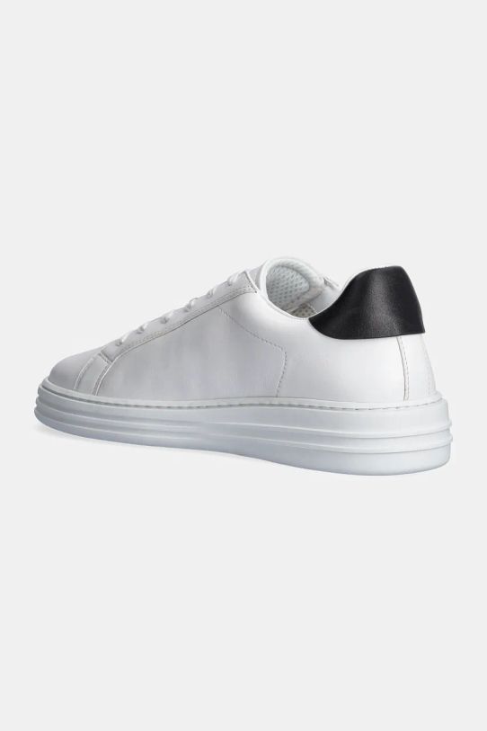 Încălțăminte MSGM sneakers din piele 3740MS506.787.01 alb