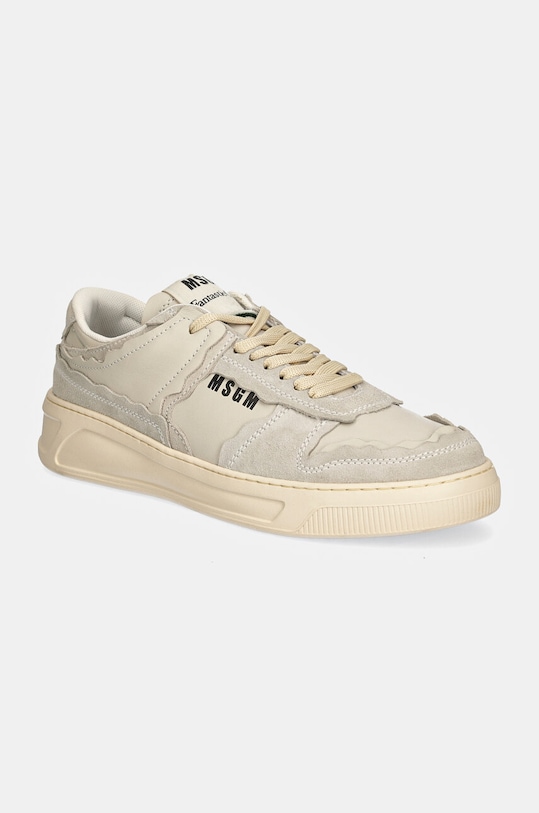 MSGM sneakers din piele piele întoarsă gri 3740MS172.915.01
