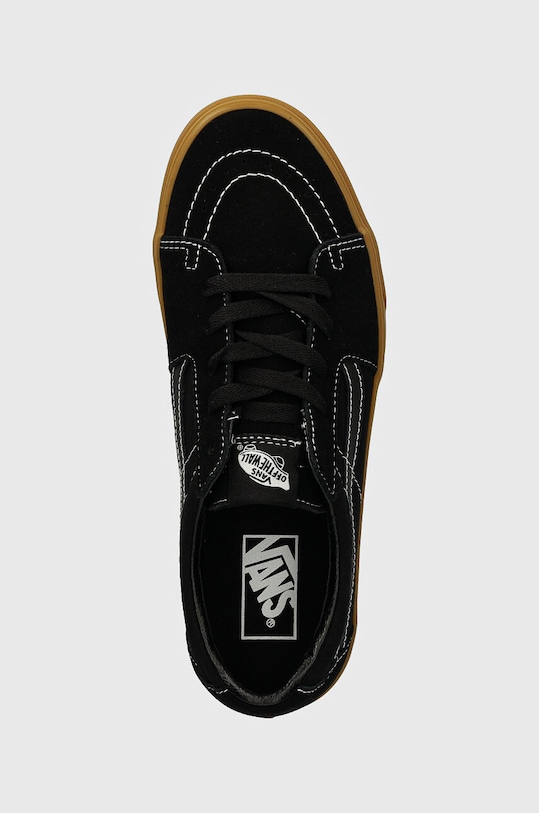 Semišové tenisky Vans SK8-Low čierna VN0009QRCJJ1