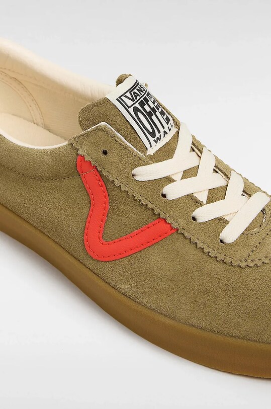 Obuwie Vans tenisówki zamszowe Sport Low VN000CTDBIS1 zielony