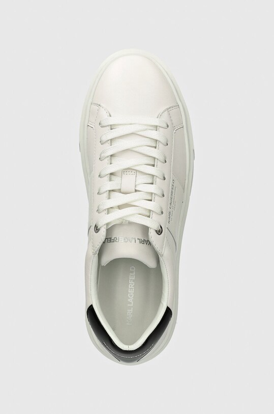 Karl Lagerfeld sneakersy skórzane MAXI KUP biały KL52221.011