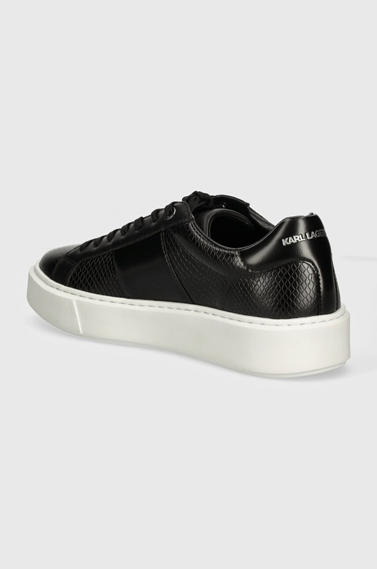 Παπούτσια Δερμάτινα αθλητικά παπούτσια Karl Lagerfeld MAXI KUP KL52221P.000 μαύρο