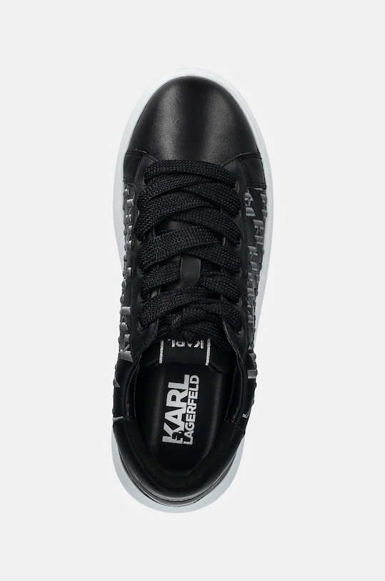 Karl Lagerfeld sneakers din piele KAPRI MENS negru KL52511A.000