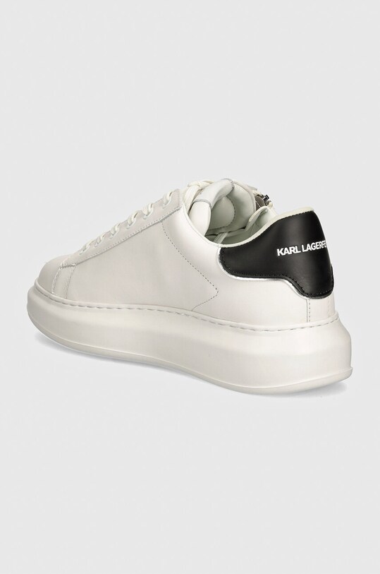 Încălțăminte Karl Lagerfeld sneakers din piele KAPRI MENS KL52564.011 alb