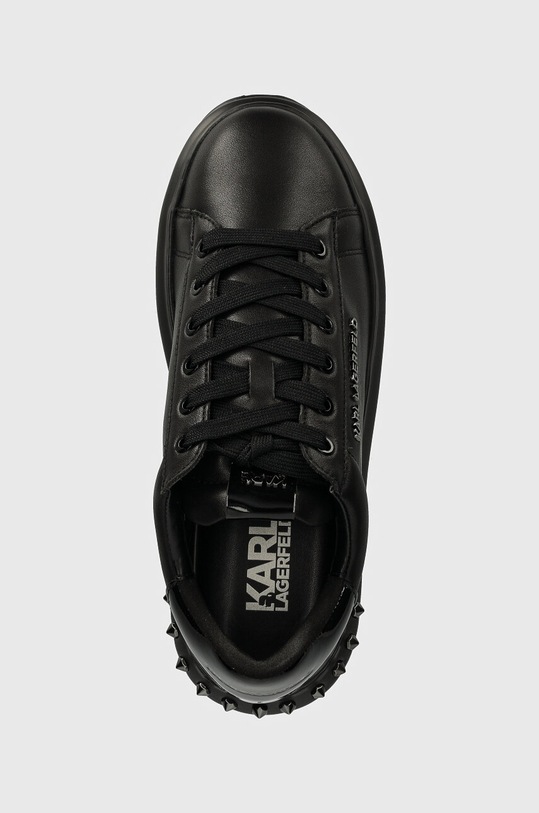 Δερμάτινα αθλητικά παπούτσια Karl Lagerfeld KAPRI MENS μαύρο KL52574A.00X