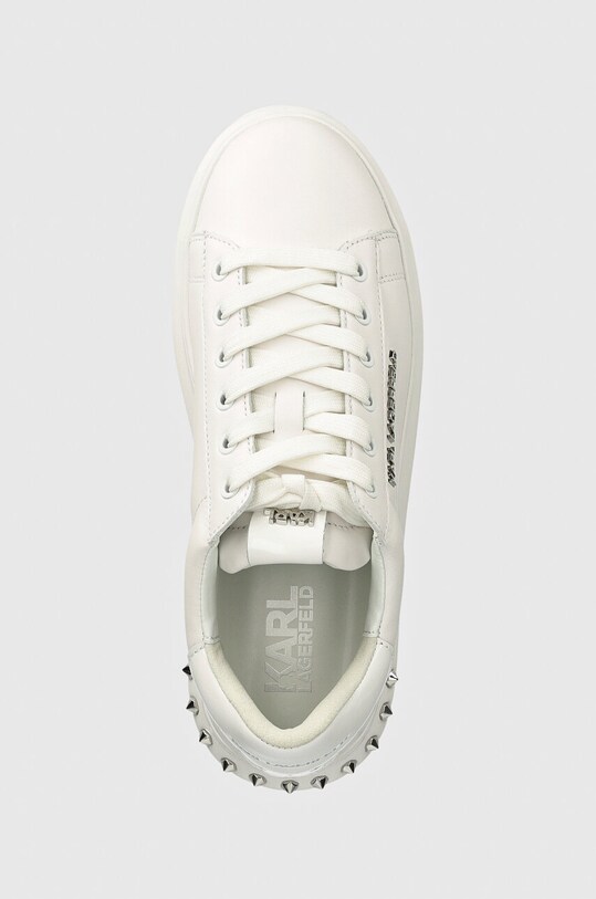 Δερμάτινα αθλητικά παπούτσια Karl Lagerfeld KAPRI MENS λευκό KL52574A.01W