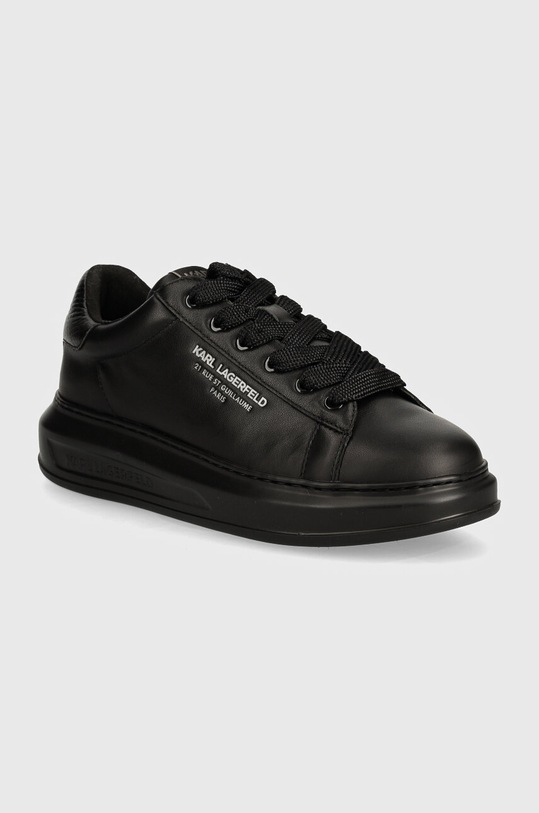 Karl Lagerfeld sneakers din piele KAPRI MENS Planet friendly negru KL52584.00X