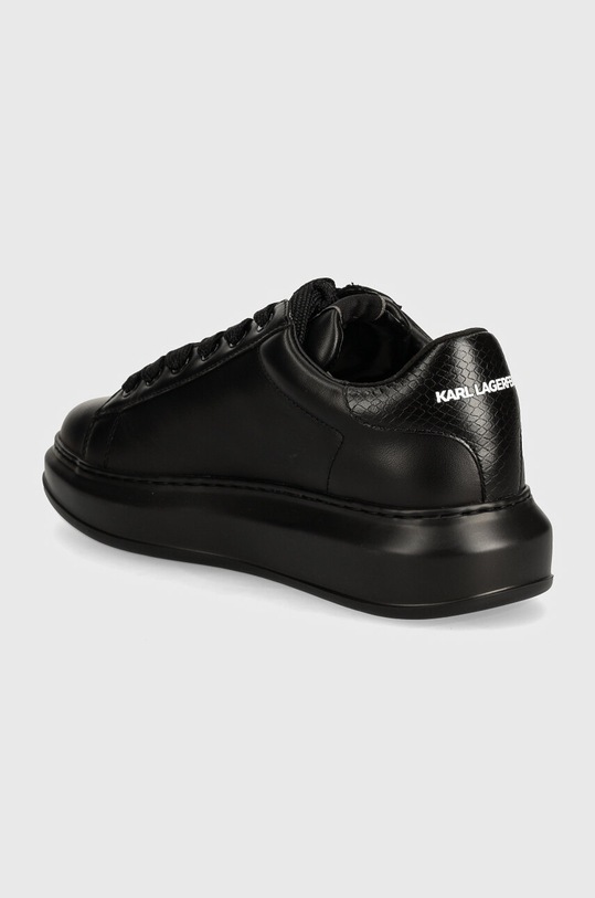 Încălțăminte Karl Lagerfeld sneakers din piele KAPRI MENS KL52584.00X negru