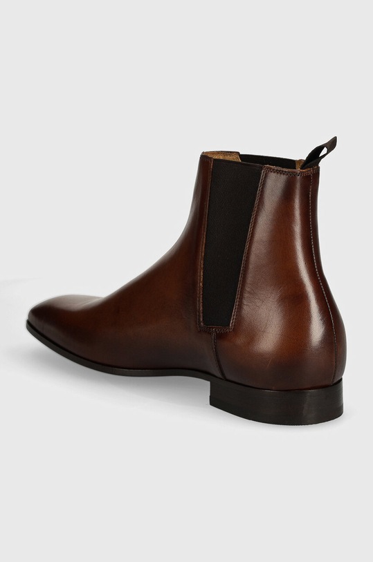 Încălțăminte Karl Lagerfeld ghete chelsea de piele SAMUEL KL12344.044 maro