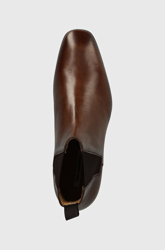Karl Lagerfeld ghete chelsea de piele SAMUEL maro KL12344.044