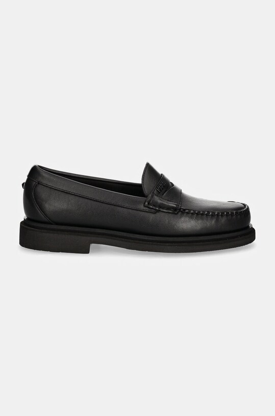 Шкіряні мокасини Karl Lagerfeld STEP KL12530S.000 чорний AW24