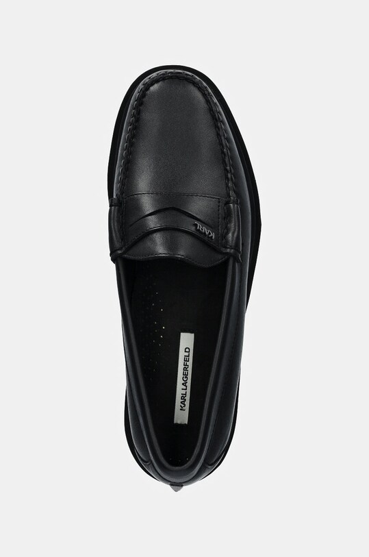 Шкіряні мокасини Karl Lagerfeld STEP чорний KL12530S.000