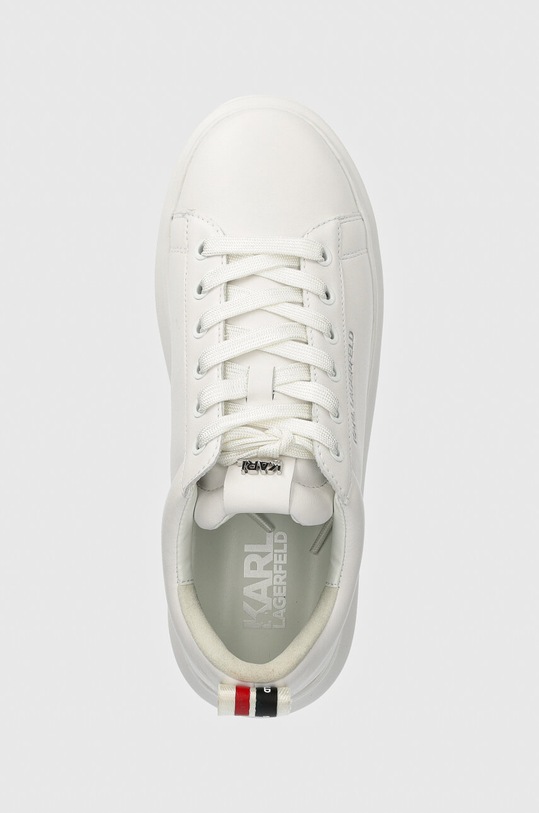 Δερμάτινα αθλητικά παπούτσια Karl Lagerfeld KAPRI MENS λευκό KL52514A.011