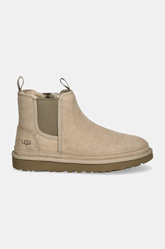 UGG botine din piele intoarsa Neumel Chelsea 1121644.MDSD bej AW24