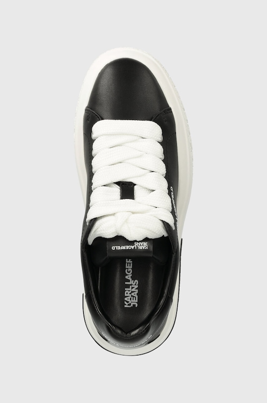Кожаные кроссовки Karl Lagerfeld Jeans KLJ KUP чёрный KLJ54820.000