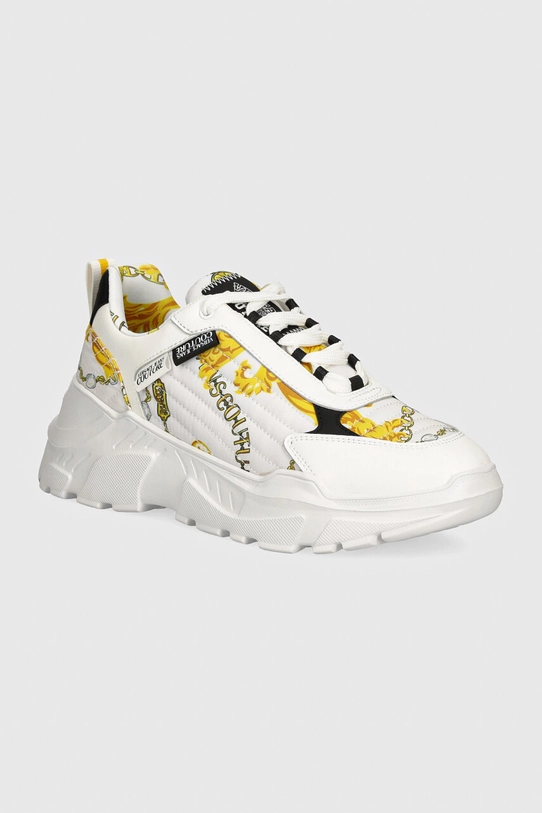 Кроссовки Versace Jeans Couture Speedtrack кожа белый 77YA3SC7.ZS879.G03