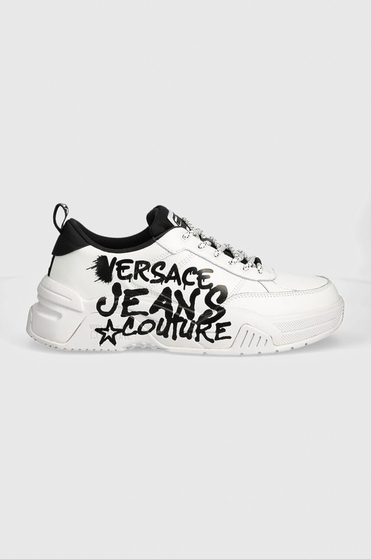 Kožené tenisky Versace Jeans Couture Stargaze 77YA3SF1.ZP328.003 bílá AW24