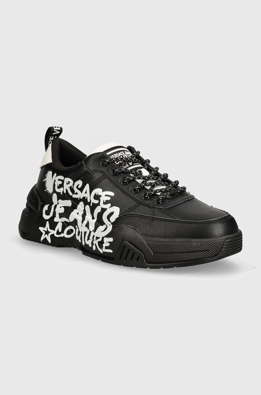 Kožené tenisky Versace Jeans Couture Stargaze nízký černá 77YA3SF1.ZP328.899