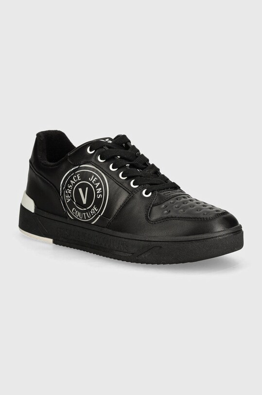 Tenisky Versace Jeans Couture Starlight usňová koža čierna 77YA3SJ1.ZP356.899