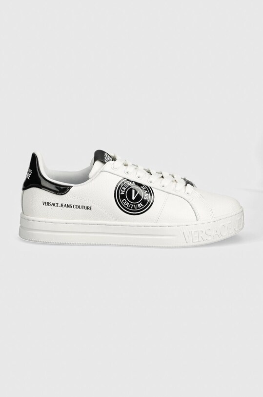 Versace Jeans Couture sneakers din piele Court 88 77YA3SK1.ZP332.L02 alb AW24