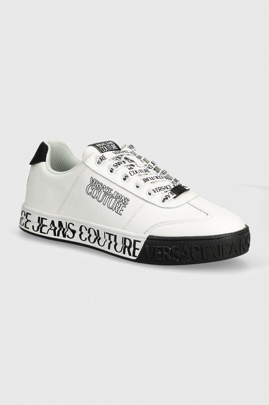 Versace Jeans Couture bőr sportcipő Court 88 nappa bőr fehér 77YA3SK6.ZP335.003