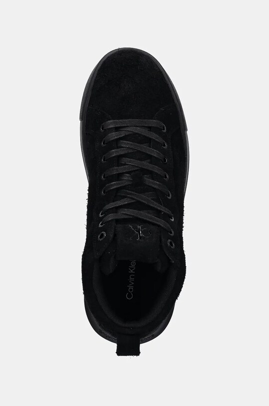 Calvin Klein Jeans sneakersy zamszowe CHUNKY CUPSOLE HIGH SUEDE czarny YM0YM01128