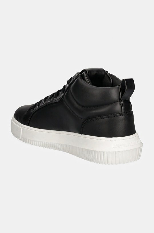 Obuwie Calvin Klein Jeans sneakersy skórzane CHUNKY CUPSOLE CLEAN HIGH YM0YM01120 czarny