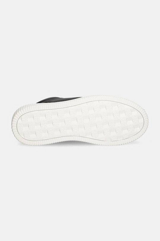 Calvin Klein Jeans sneakersy skórzane CHUNKY CUPSOLE CLEAN HIGH YM0YM01120 czarny