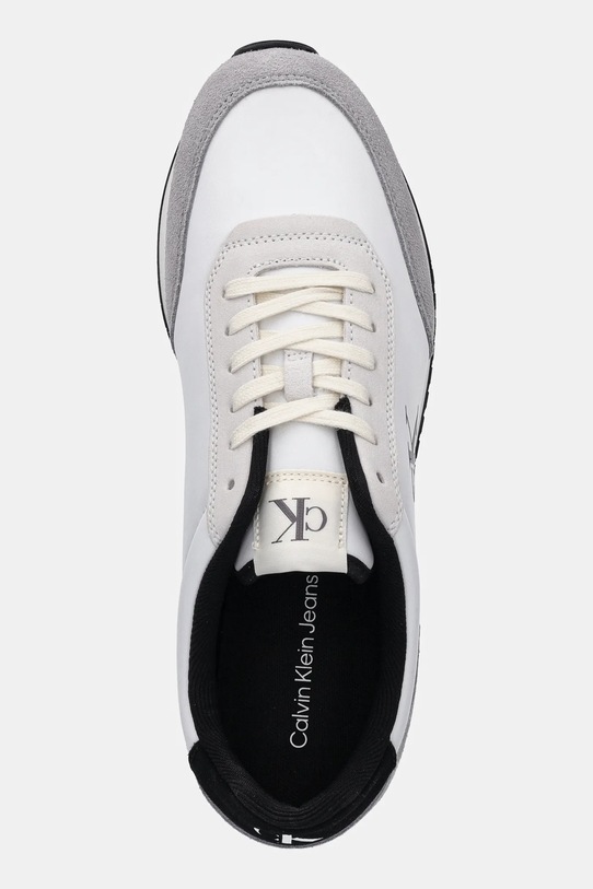 Calvin Klein Jeans sportcipő RETRO RUNNER ICONIC SNK fehér YM0YM01119