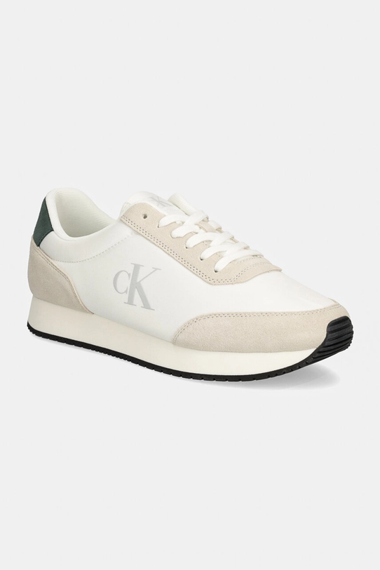 Calvin Klein Jeans sneakers RETRO RUNNER ICONIC SNK textil alb YM0YM01119