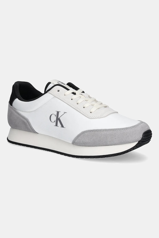 Calvin Klein Jeans sneakersy RETRO RUNNER ICONIC SNK tekstylny szary YM0YM01119