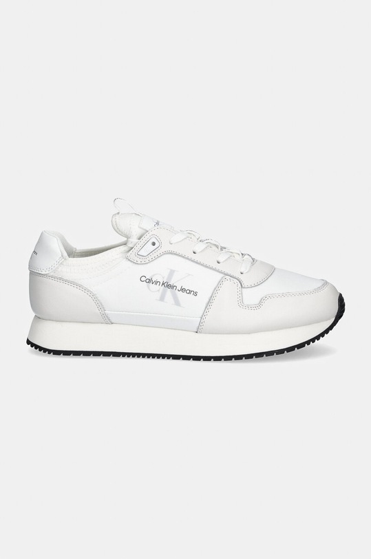 Calvin Klein Jeans sneakersy RETRO RUNNER SOCK MULTIFUNCT YM0YM01118 biały NC24