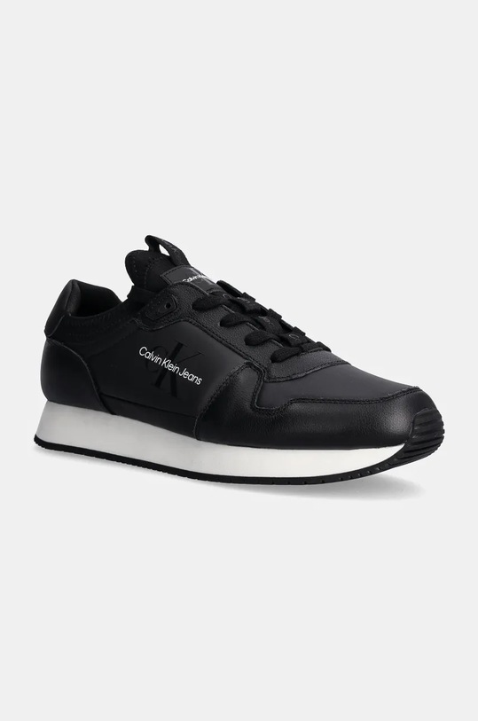 Αθλητικά Calvin Klein Jeans RETRO RUNNER SOCK MULTIFUNCT υφασμάτινο μαύρο YM0YM01118